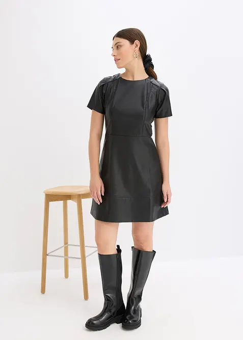 Imitatieleren jurk, bonprix