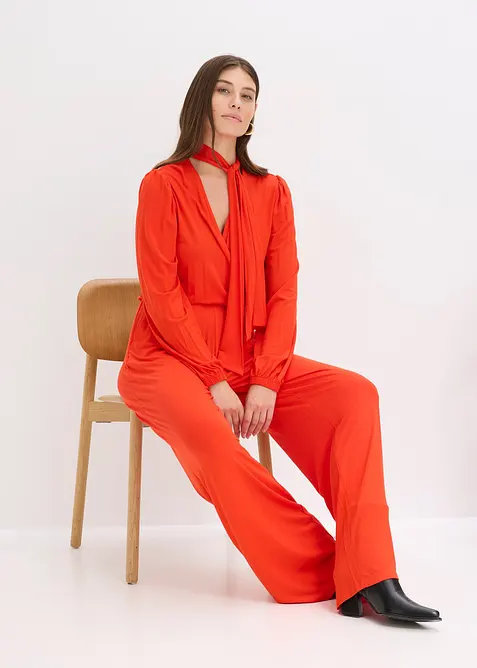 Jersey jumpsuit van soepele viscose, bonprix