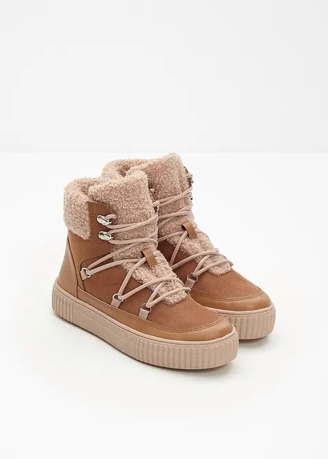 Gevoerde veterboots, bonprix