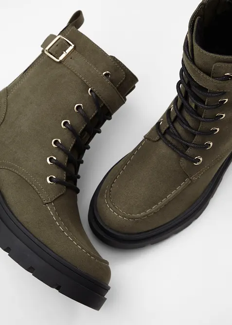 Veterboots met gesp, bonprix