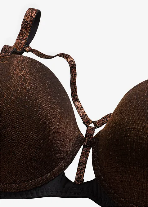 Balconette bh van glanzend materiaal, bonprix