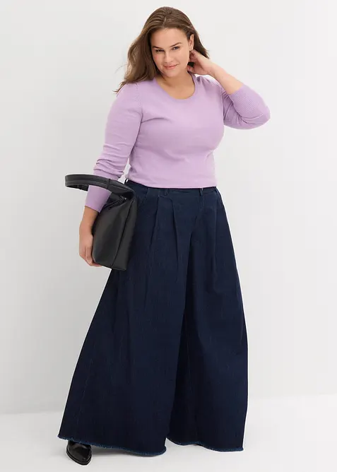 Basic trui met gerecycled materiaal, bonprix