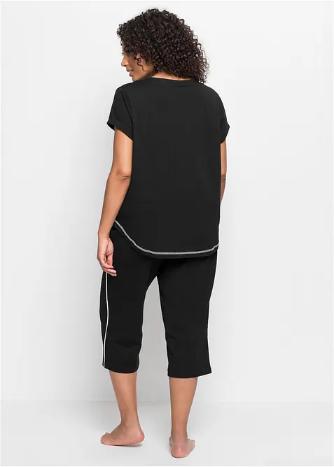 Capri pyjama van biologisch katoen, bonprix