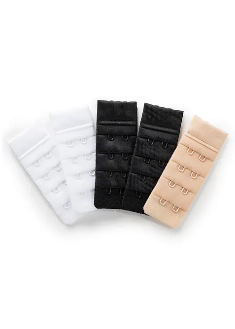 Bh verlengstuk (set van 5) met dubbele haaksluiting, bonprix