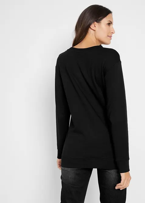 Katoenen longsleeve met print, bonprix