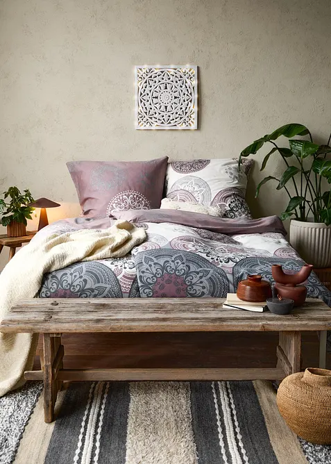 LED wanddecoratie met ornamenten, bonprix