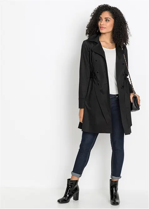 Trenchcoat van katoen, bonprix