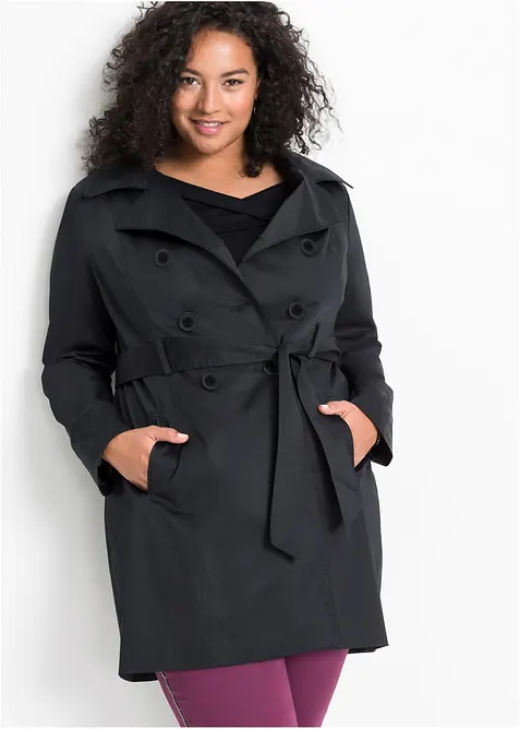 Trenchcoat van katoen, bonprix