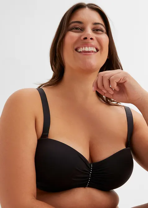 Strapless bh met beugels en gerecycled polyamide, bonprix