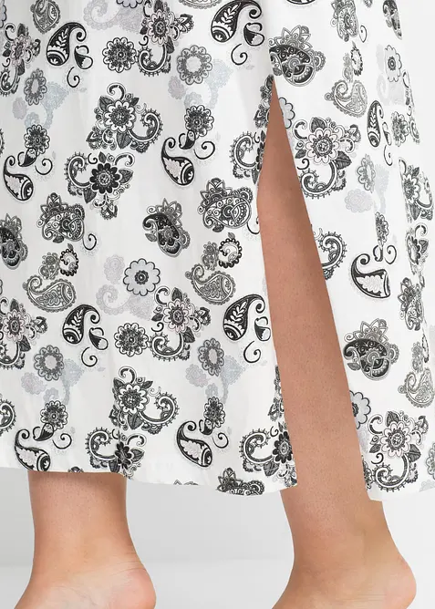 Lang nachtjapon van puur biologisch katoen, bonprix