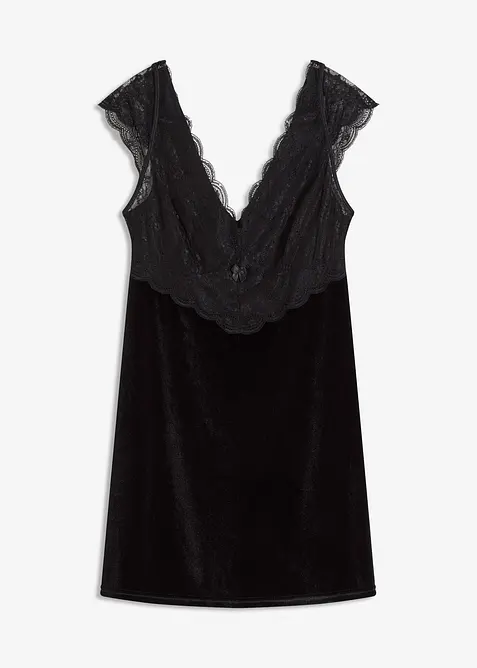 Fluwelen jurk, bonprix