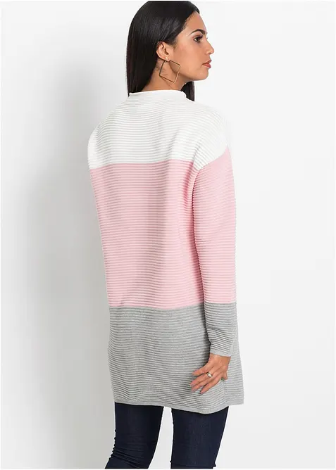 Lange trui met strepen, bonprix