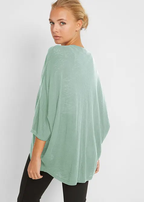 Fijn gebreid vest van puur katoen, bonprix