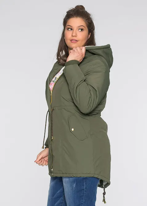 Parka met teddy fleece, bonprix