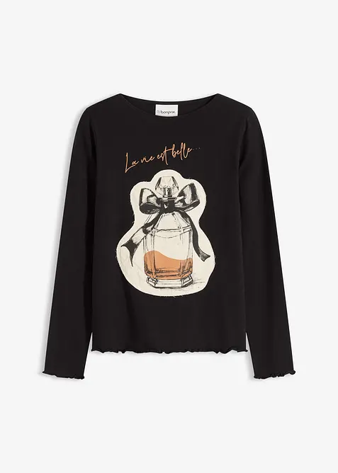 Longsleeve van katoen met stretch, bonprix