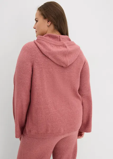 Gebreide hoodie, bonprix