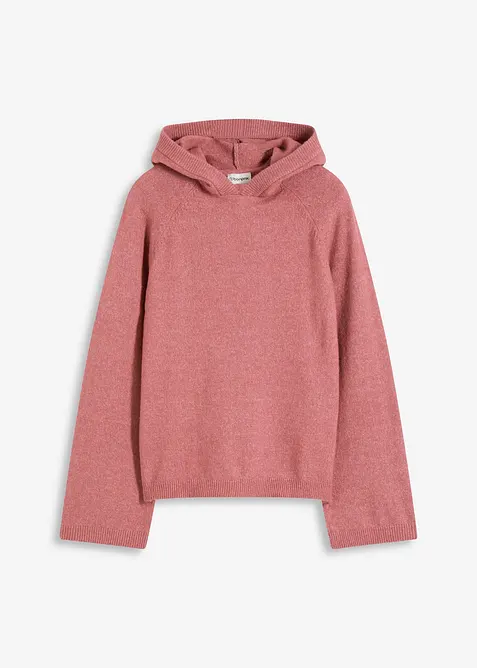 Gebreide hoodie, bonprix