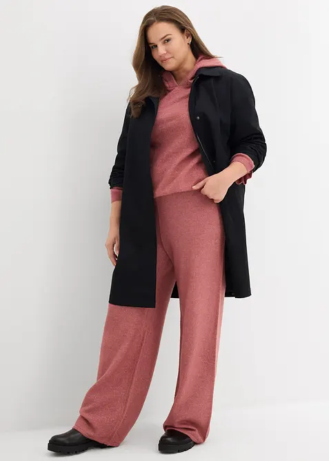 Gebreide hoodie, bonprix