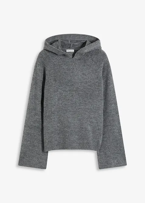 Gebreide hoodie, bonprix
