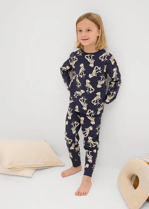 Pyjama van zacht katoen (4-dlg. set), bonprix