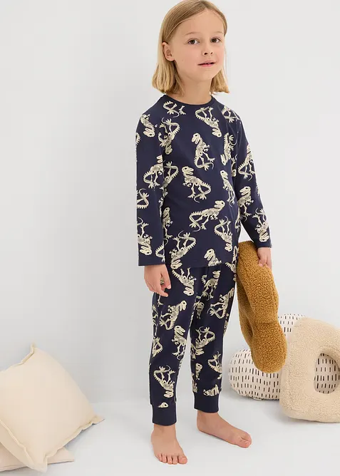 Pyjama van zacht katoen (4-dlg. set), bonprix