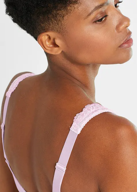 Steun bh zonder beugels met gewatteerde bandjes, bonprix