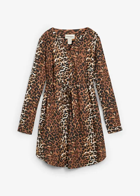 Lange zwangerschapsblouse/voedingsblouse van soepele viscose, bonprix