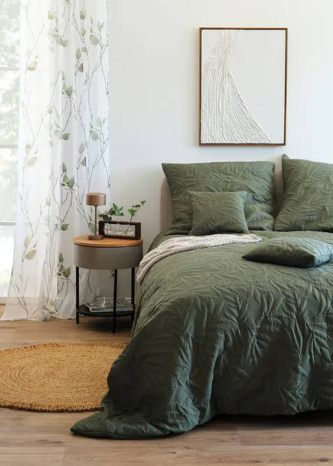 Sprei met bloemendessin, bonprix