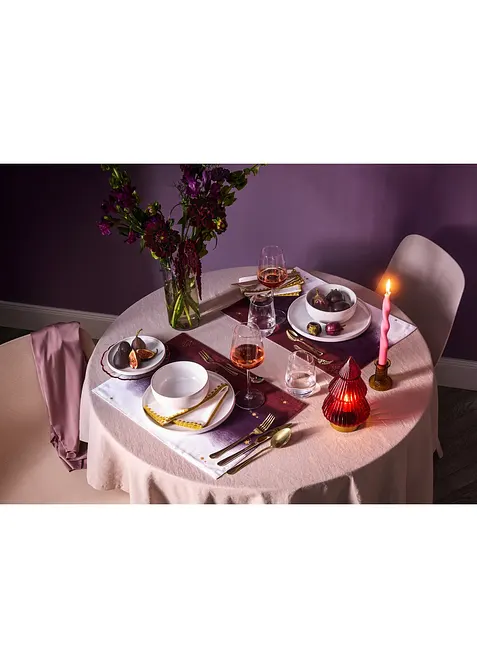 Stoffen servetten van biologisch katoen (set van 4), bonprix