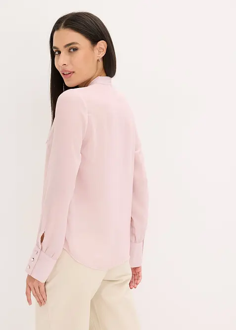 Chiffonblouse met afneembare strik, bonprix