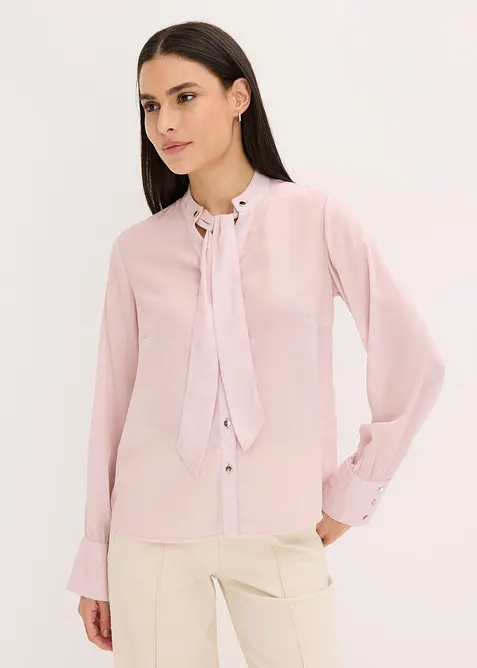 Chiffonblouse met afneembare strik, bonprix