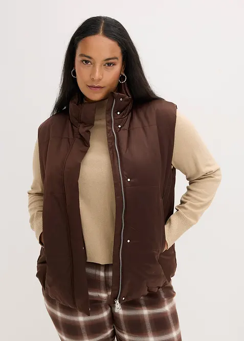 Bodywarmer met lichte glans, bonprix