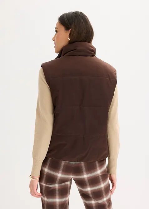 Bodywarmer met lichte glans, bonprix