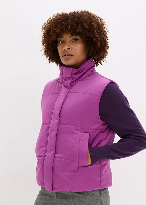 Bodywarmer met lichte glans, bonprix