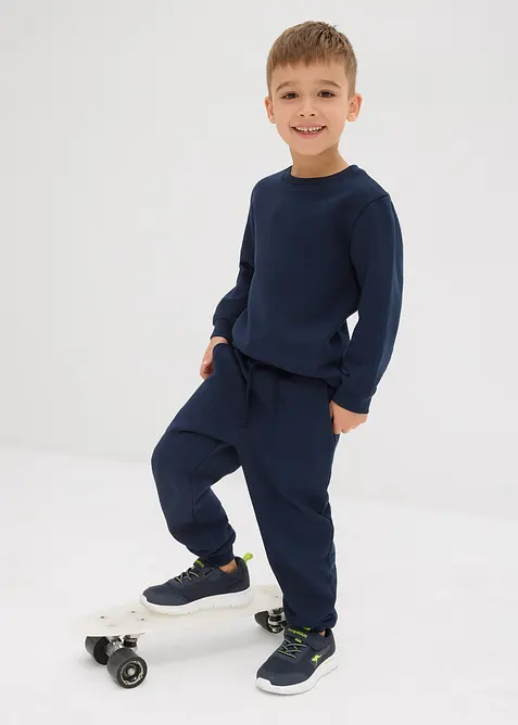 Joggingbroek van een zachte katoenmix (set van 2), bonprix