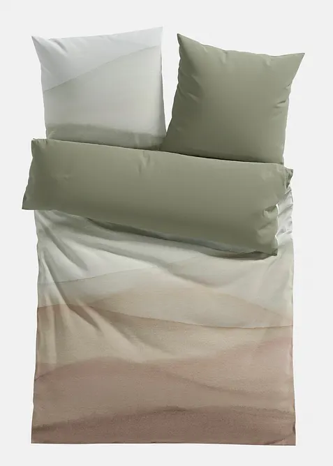 Omkeerbaar dekbedovertrek met aquarelmotief, bonprix