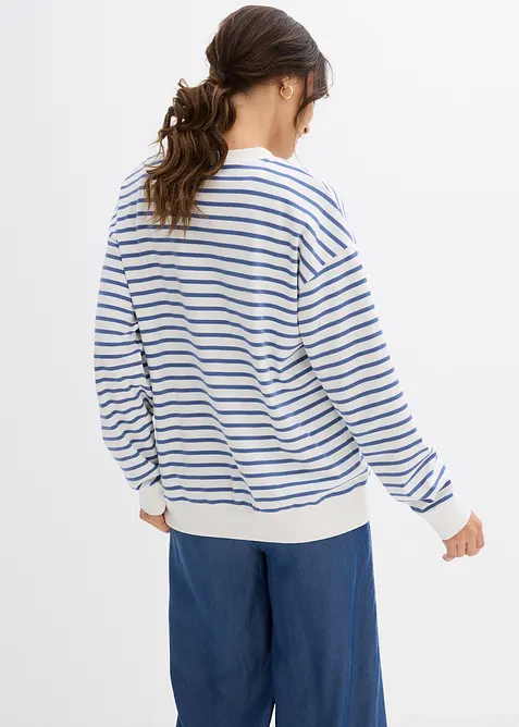 Zwangerschaps- en voedingsshirt van katoen, bonprix