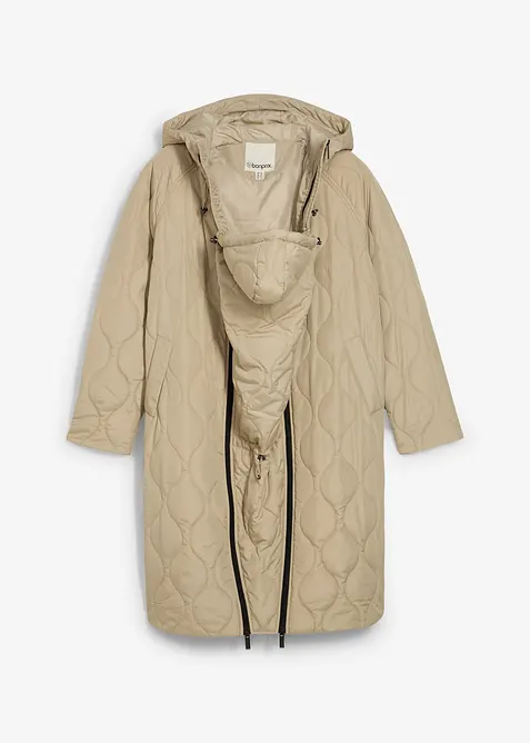 3-in-1 matig warme gewatteerde zwangerschaps- en draagjas, bonprix