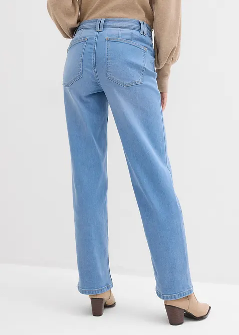 Straight jeans mid waist, bonprix