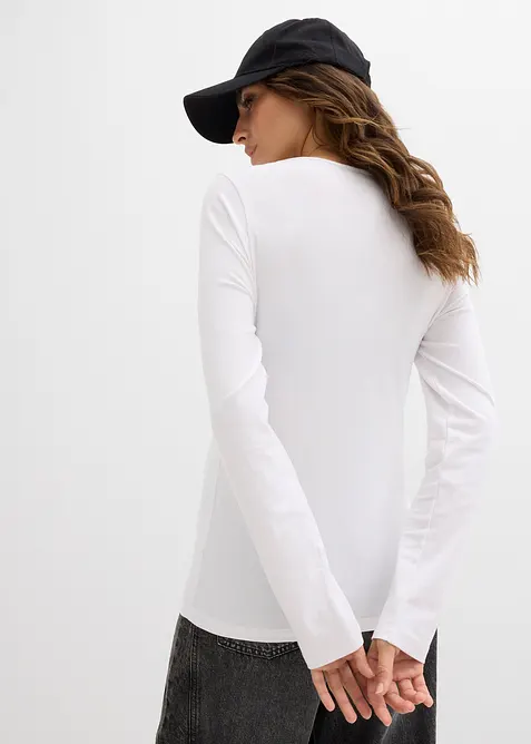 Zwangerschaps- en voedingsshirt (set van 2), bonprix