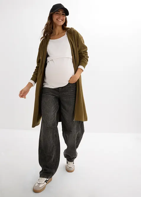 Zwangerschaps- en voedingsshirt (set van 2), bonprix