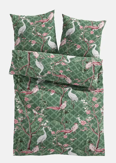 Dekbedovertrek met reigers, bonprix