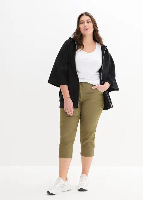 Mid waist jeans met comfortband, straight, bonprix