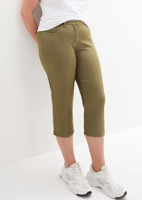 Mid waist jeans met comfortband, straight, bonprix