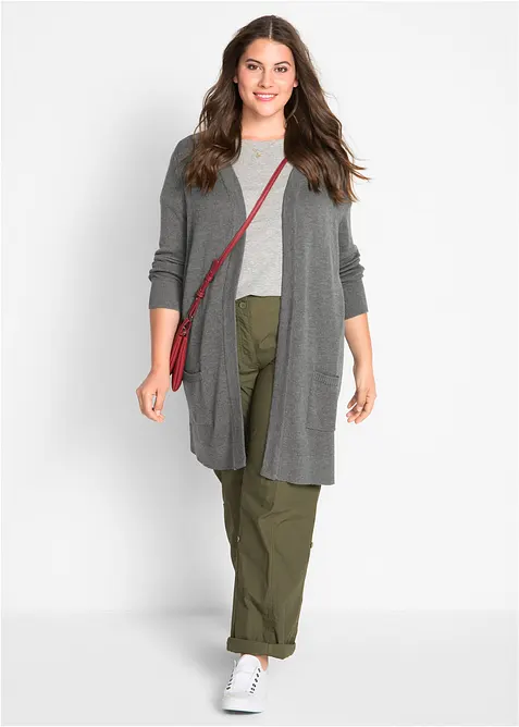 Lang vest, lange mouw, bonprix