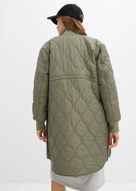 Lange, gewatteerde zwangerschapsjas/draagjas, bonprix