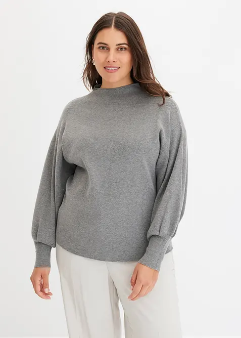 Oversized trui in een viscosemix, bonprix