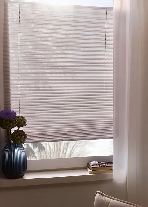 Verduisterend plisségordijn met klittenband, bonprix