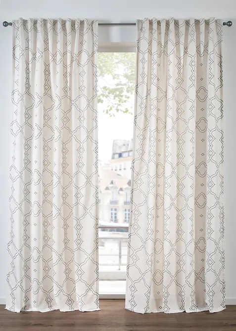 Gordijn van gerecycled polyester (1 stuk), bonprix