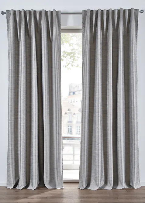 Verduisterend gordijn in zijde look (1 stuk), bonprix